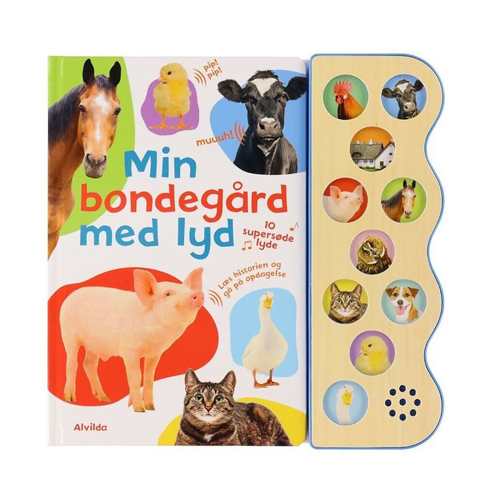 Alvilda Bog m. Lyd - Min Bondegård Med Lyd - Dansk