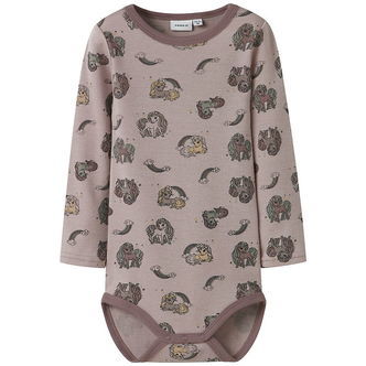 Name It Body l/æ - Uld - NmfWillit - Shadow Gray/Unicorn