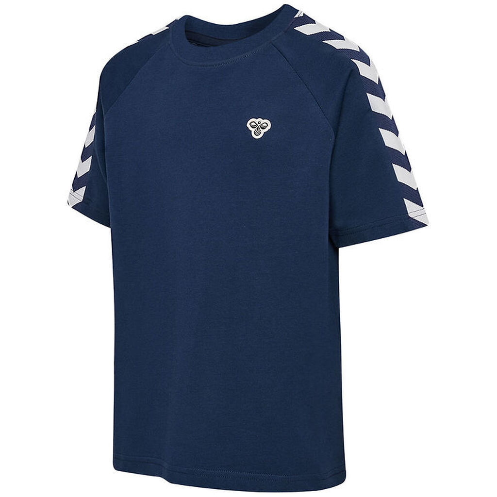 Hummel T-shirt - HmlJR Archive - Dress Blues m. Logo