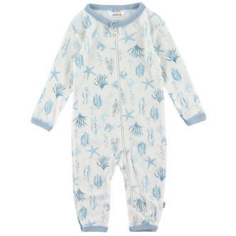 Joha Heldragt - Uld - Lyseblå m. Print