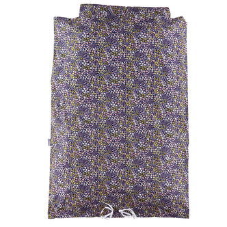 Nørgaard Madsens Sengetøj - Voksen - Blå m. Lilla Blomster