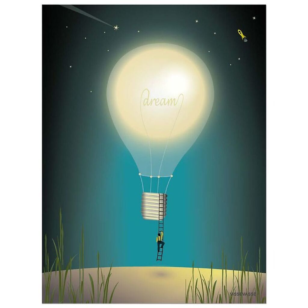 Vissevasse Plakat - 30x40 - Dreaming