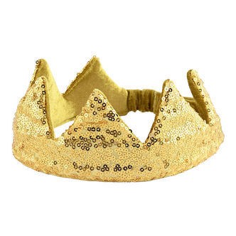 Den Goda Fen Udklædning - Crown Gold Sequin