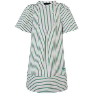 Emporio Armani Kjole - Rosa/Grønstribet