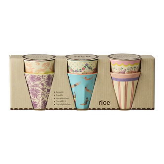 Rice Kopper - Melamin - 6 stk. - 160 ml - Glory Days Prints