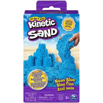 Kinetic Sand Strandsand - 227 gram - Neon Blue