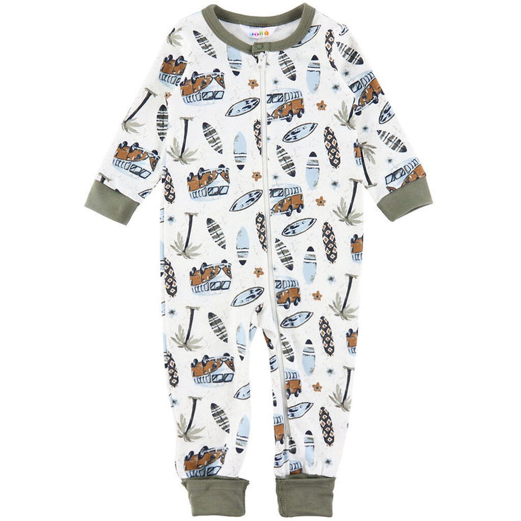 Joha Natdragt - 2in1 - Off White m. Print