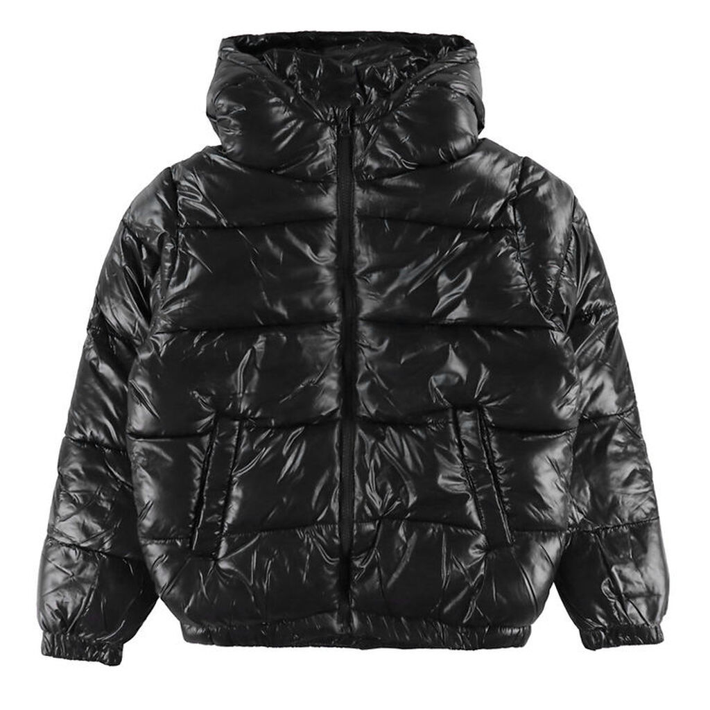 Grunt Dynejakke - GROdin - Black Shine