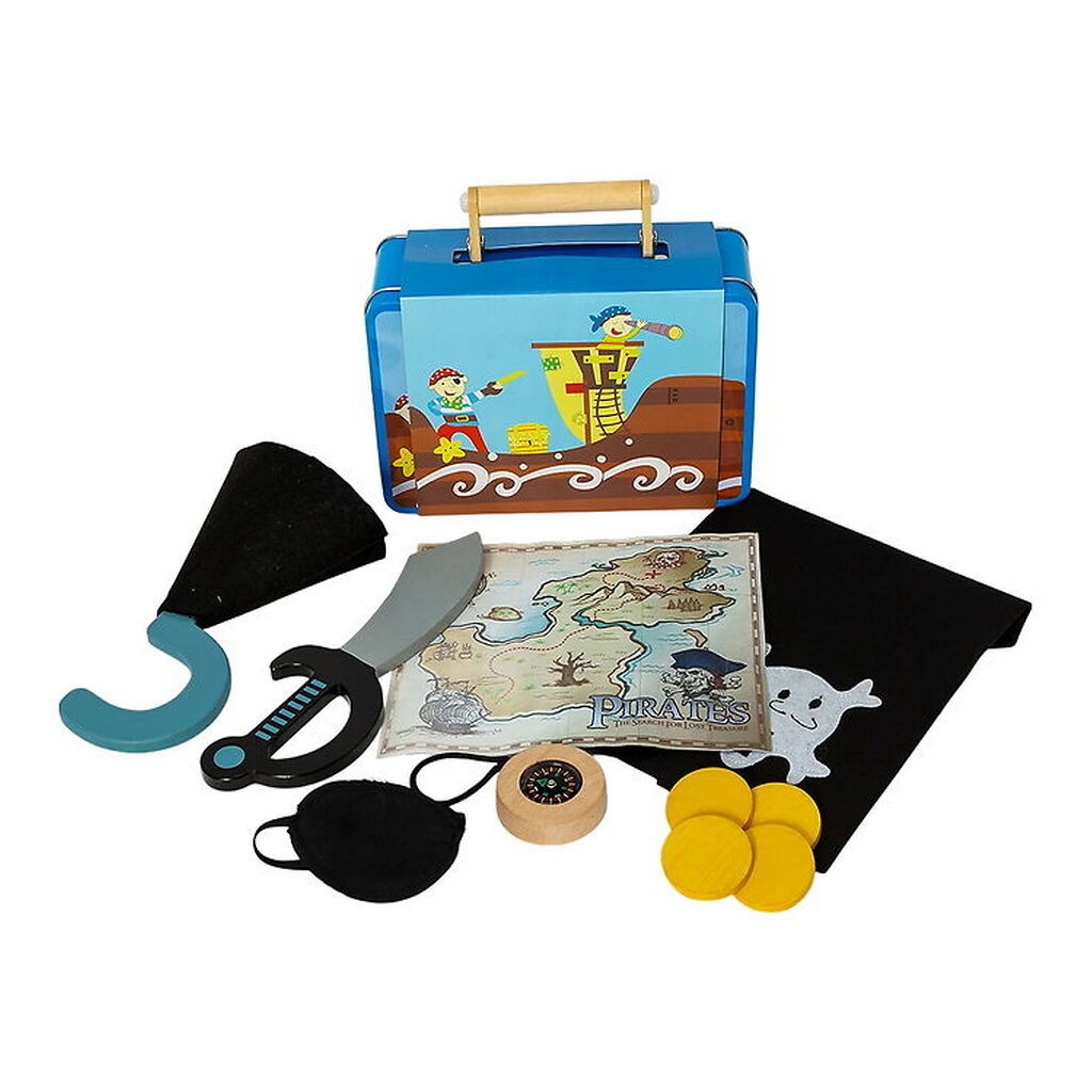 Molly & Rose Piratkuffert - Metal - Blå