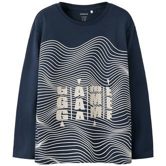 Name It Bluse - NkmValiant - Navy Blazer/ Game