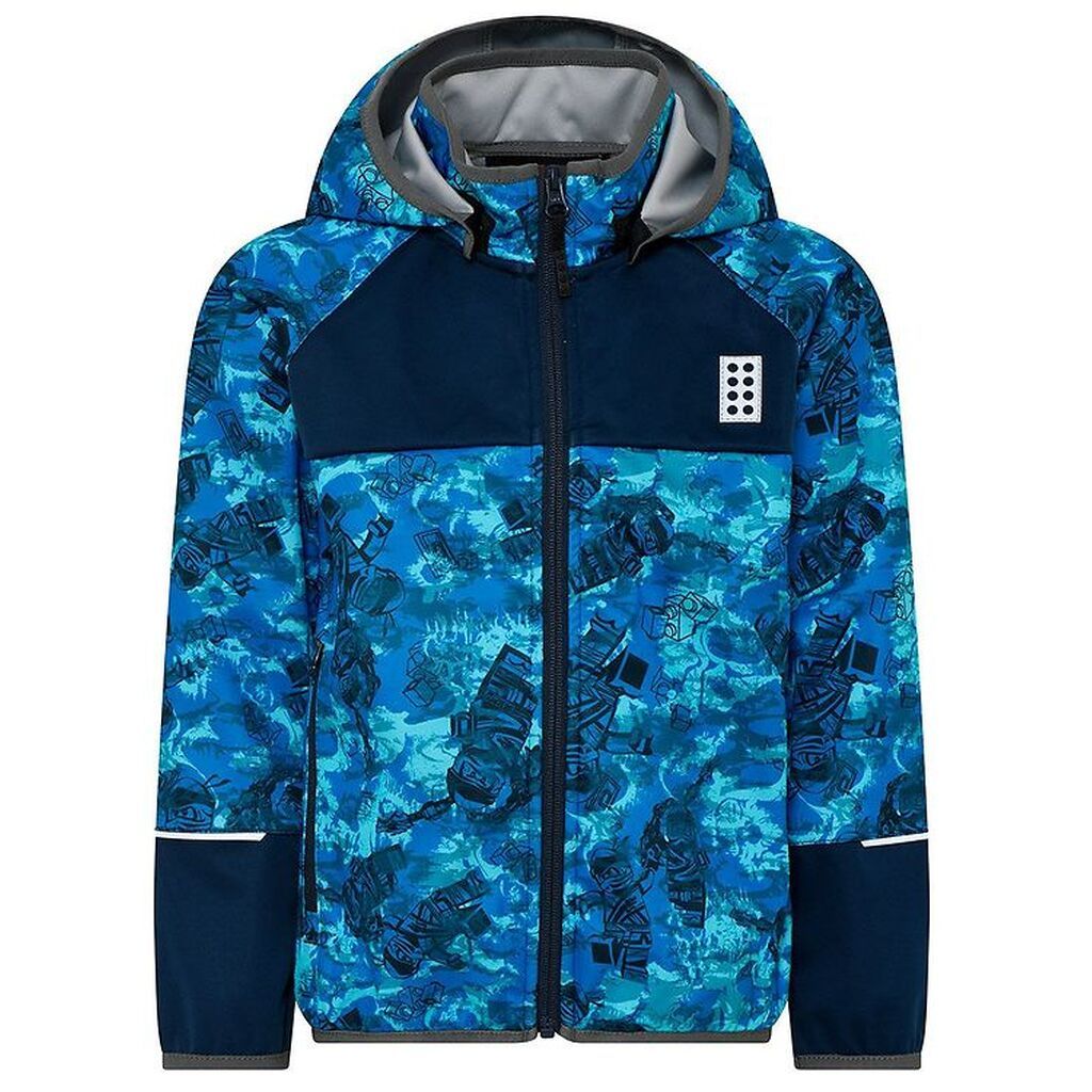 LEGOÂ® Ninjago Softshelljakke - LWStorm 203 - Dark Navy m. Ninjae