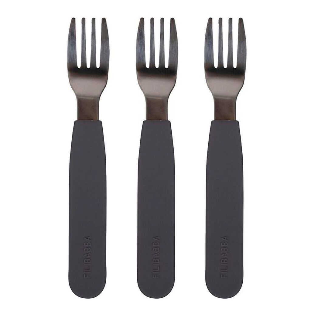 Filibabba Gafler - 3-pak - Silikone - Stone Grey