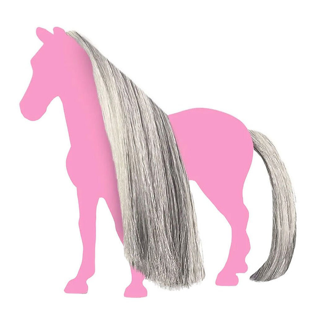 Schleich Horse Club - Hår Beauty Horses Grå - 42652