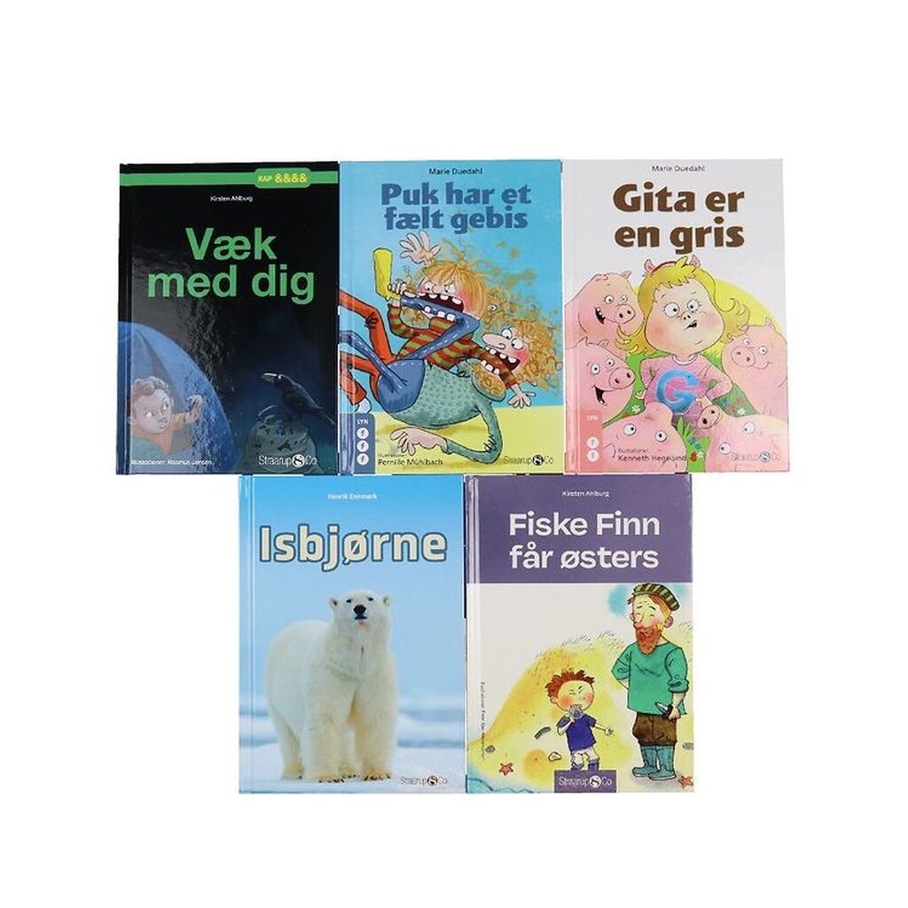 Straarup & Co Bogpakke - 1. klasse - Assort. - 5 Bøger