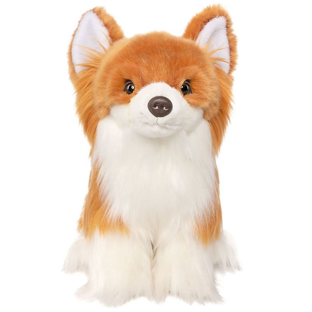 Living Nature Bamse - 27x23 cm - Langhåret Chihuahua - Orange/Hv