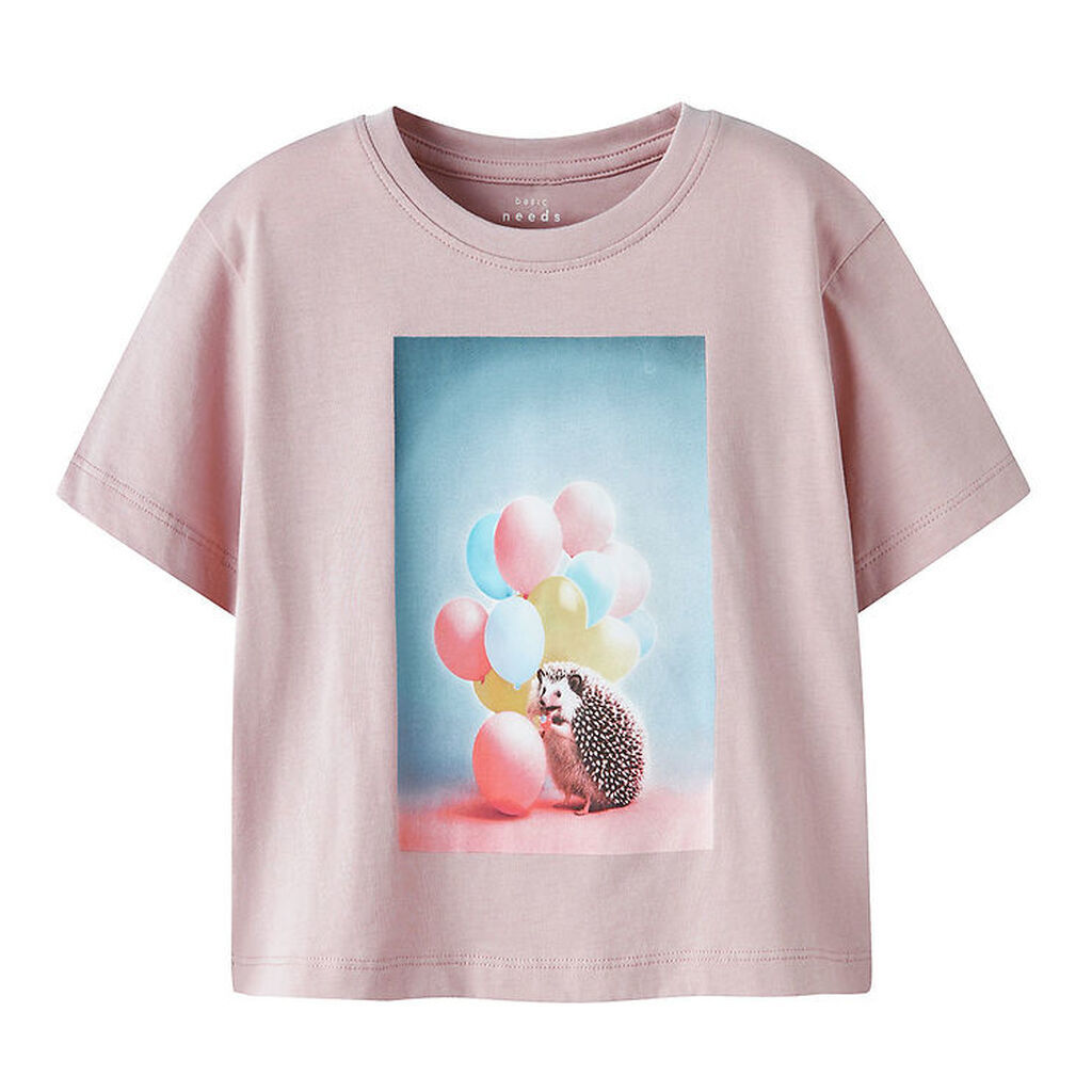 Name It T-shirt - NmfVotea - Lilac/Hegdehog