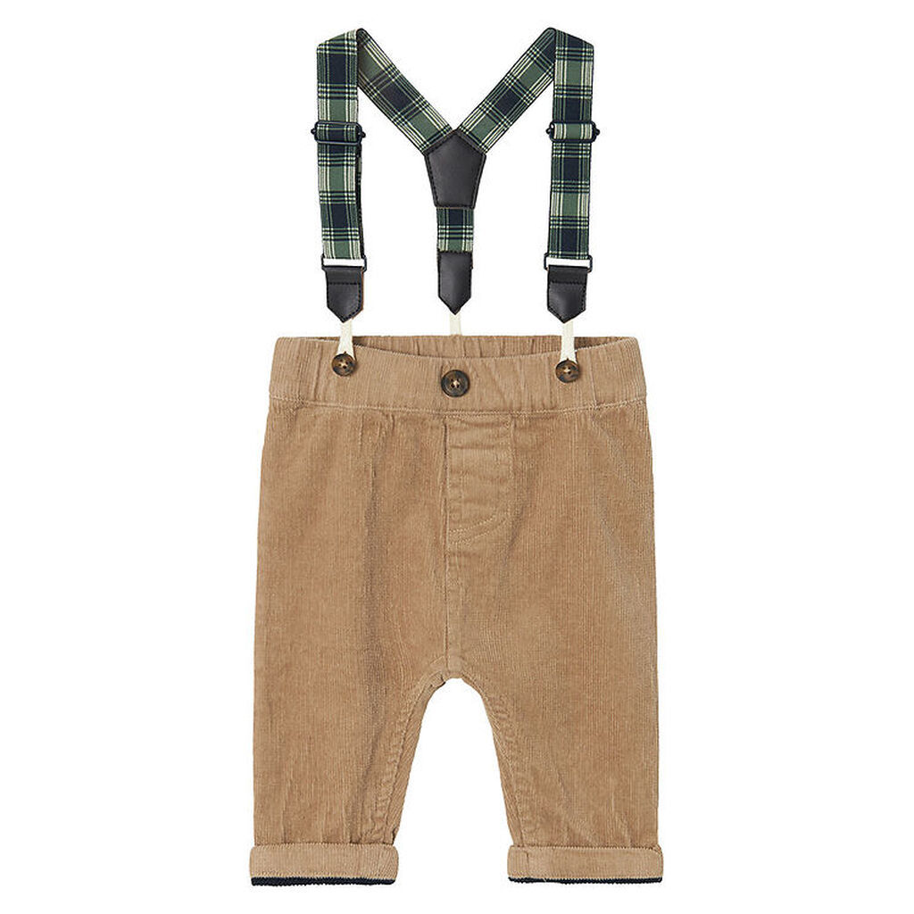 Name It Bukser m. Seler - NbmBen - Weathered Teak