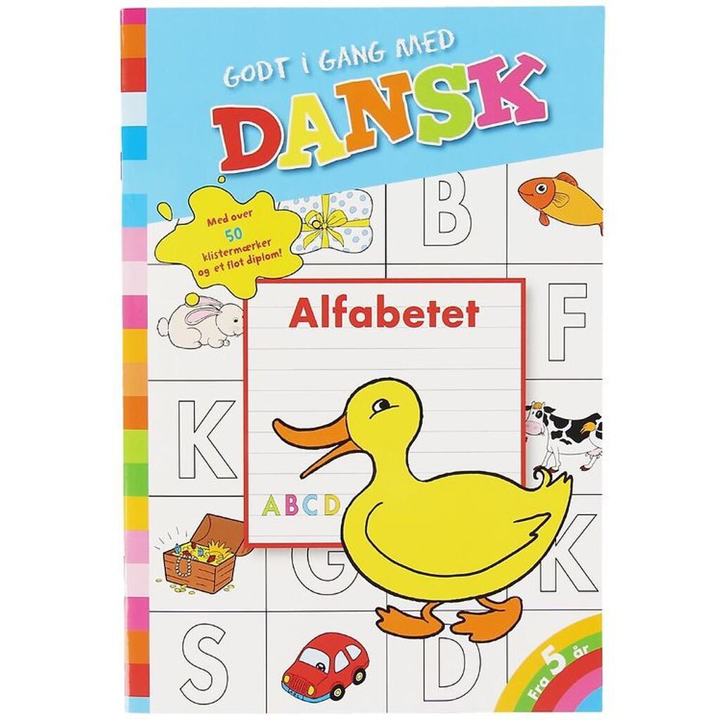 Forlaget Bolden Aktivitetsbog - Godt I Gang Med Dansk - Alfabete