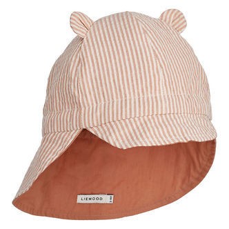 Liewood Legionærhat - Gorm - Stripe Tuscany Rose/Sandy