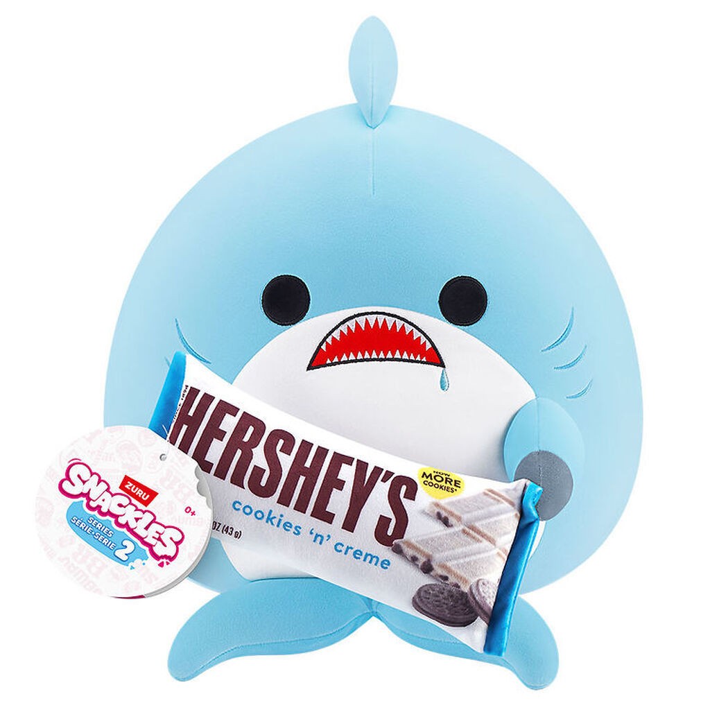 Snackles Bamse - 25 cm - Hajen Seth m. Hershey's