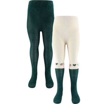 Konges Sløjd Strømpebukser - 2-pak - Cherry Mix