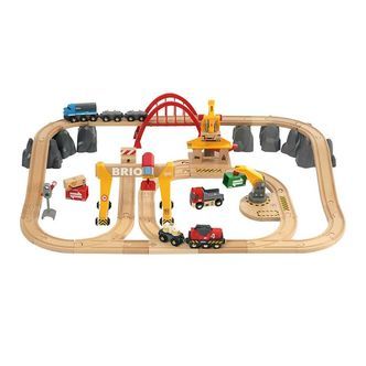 BRIO Togbanesæt - 54 dele - Multifarvet 33097