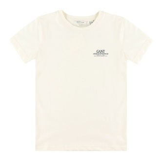 GANT T-shirt - Graphic - Cream