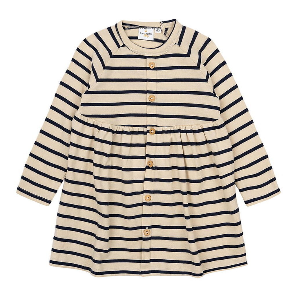 The New Siblings Kjole - Strik - TnstNat - Mood Indigo Striped
