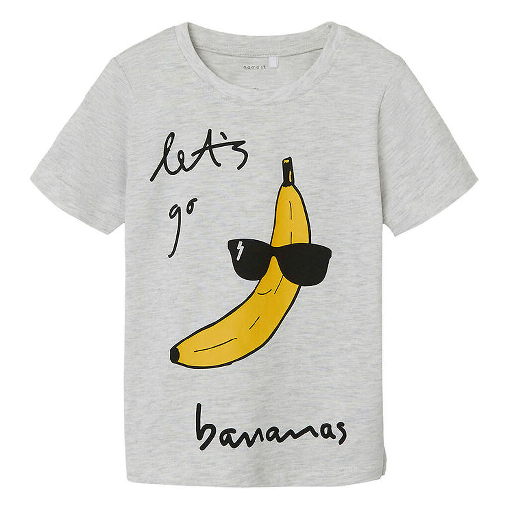 Name It T-shirt - NmmDavid - Grå meleret