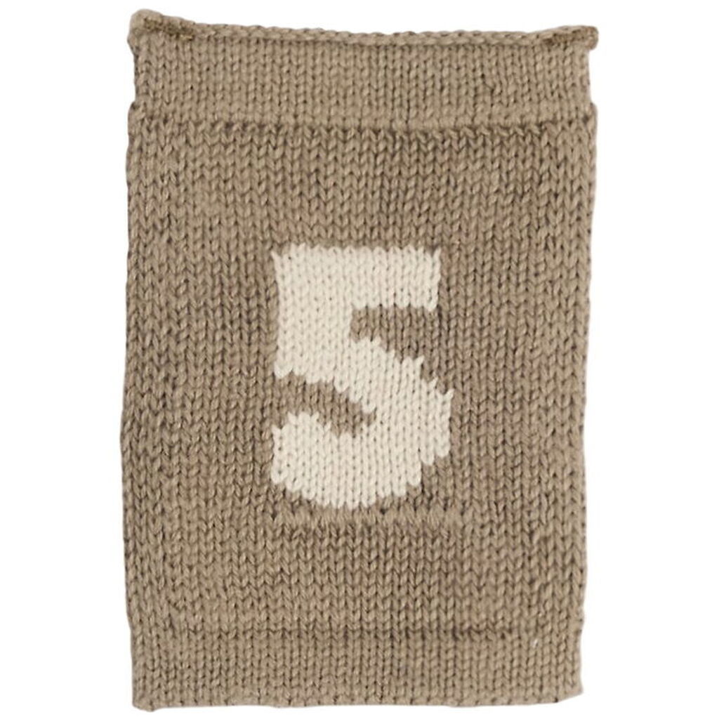 Smallstuff Strikket Flag - 5 - Natur Tal