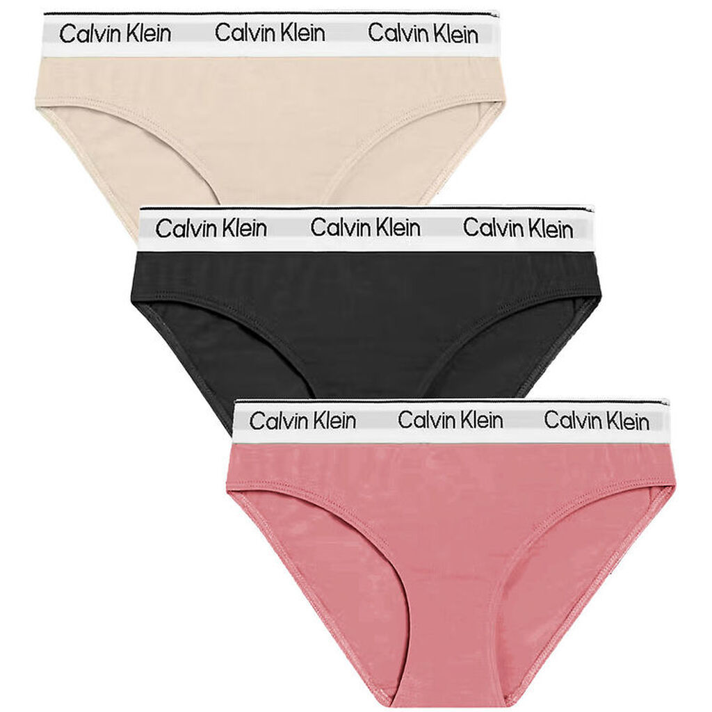 Calvin Klein Trusser - 3-pak - Brandied Apricot/Whitecap Gray/So