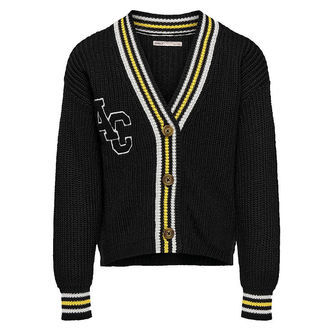 Kids Only Cardigan - Strik - KogFia - Black/w. Cloud d
