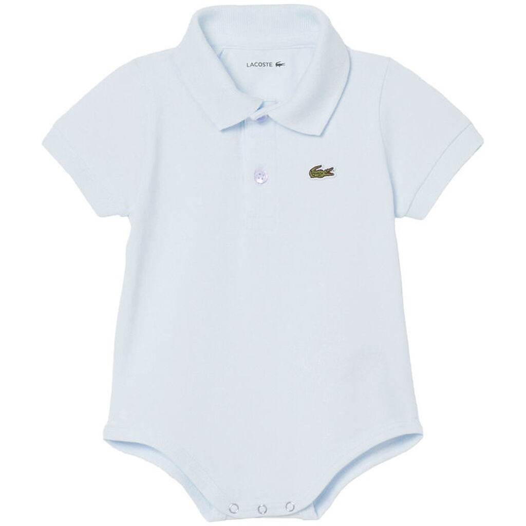 Lacoste Body k/æ - Piqué - Bleu Clair m. Logo