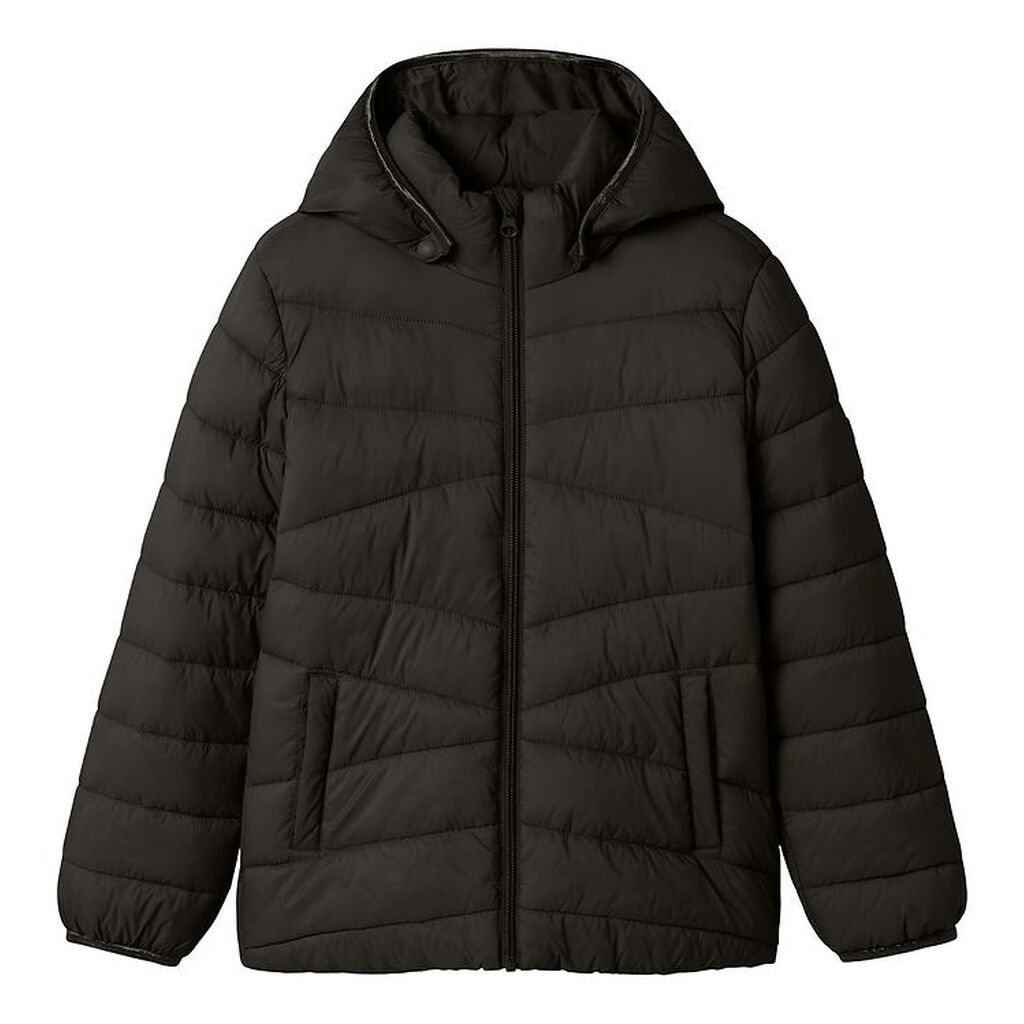 Name It Dynejakke - NkfMarble - Sort