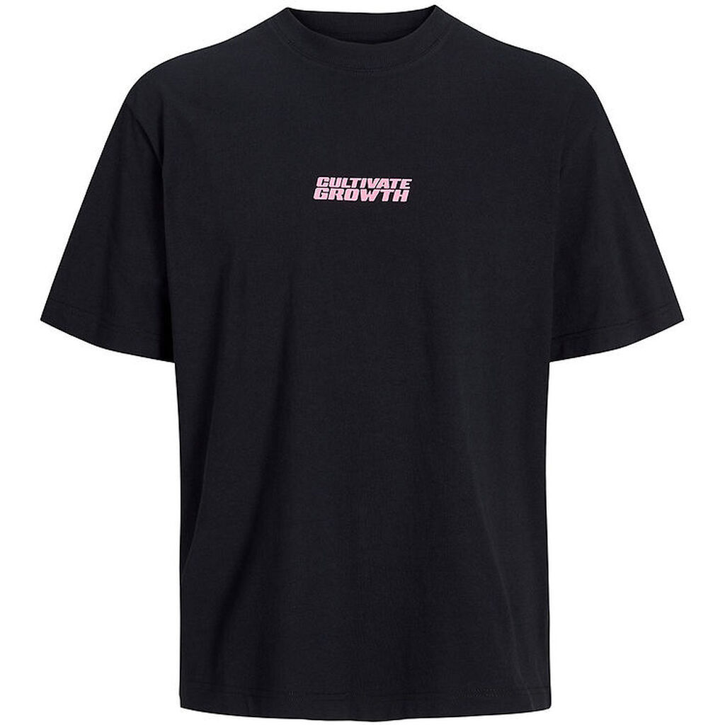 Jack & Jones T-shirt - JcoInterlude - Black m. Tekst