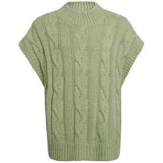 Grunt Vest - Strik - Brie - Light Green