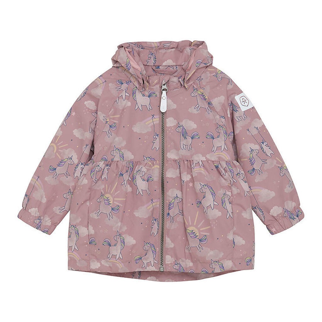 Color Kids Sommerjakke - Woodrose m. Enhjørninger