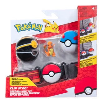 Pokémon Sæt - Clip 'N' Go Belt - Charmander m. Poké Balls