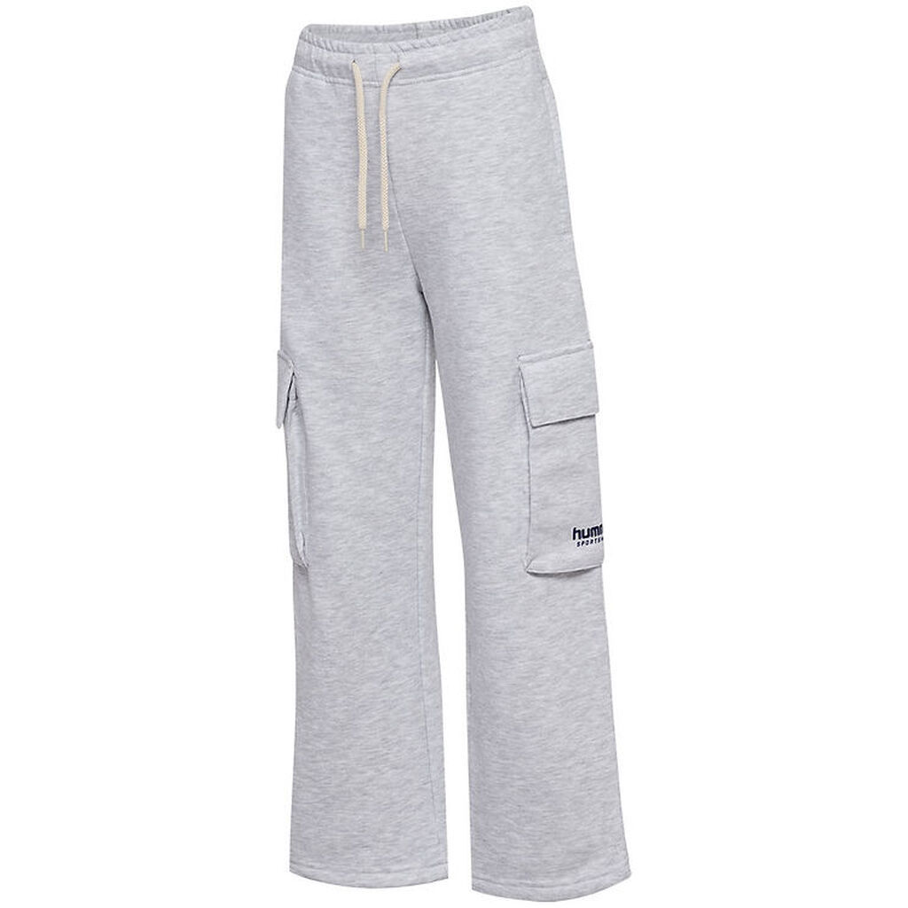 Hummel Sweatpants - Loose Cargo - Lysegråmeleret
