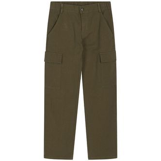 Grunt Bukser - Lea - Cargo - Army