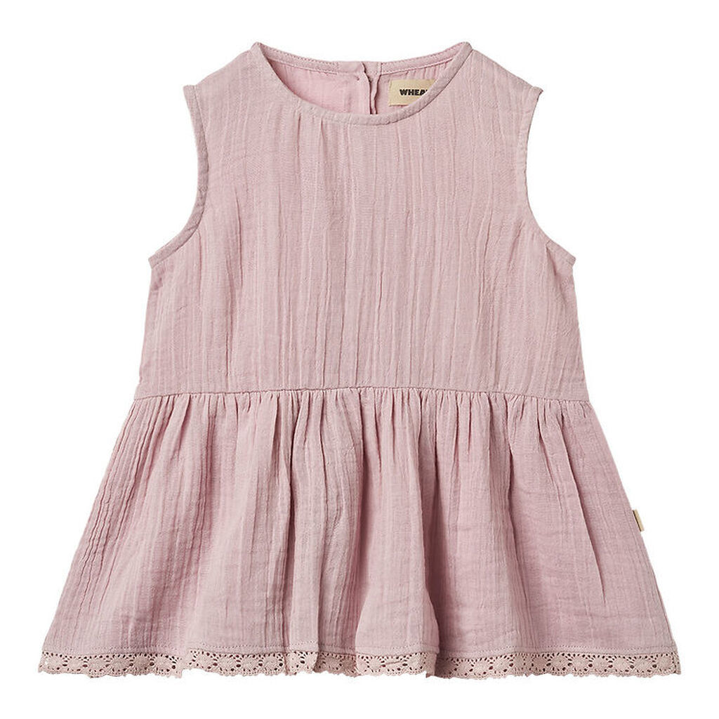 Wheat Top - Musselin - Bea - Lavender Mist m. Blonder