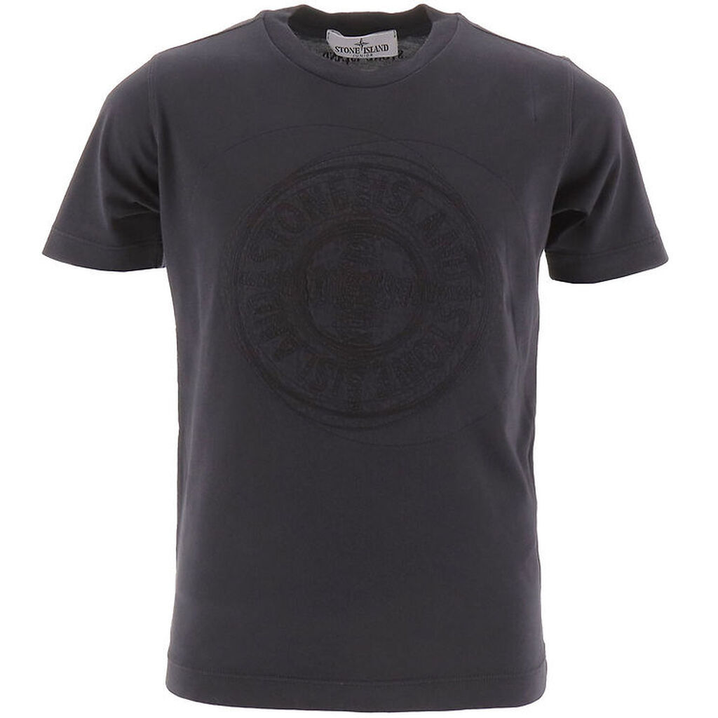Stone Island T-shirt - Navy m. Logo