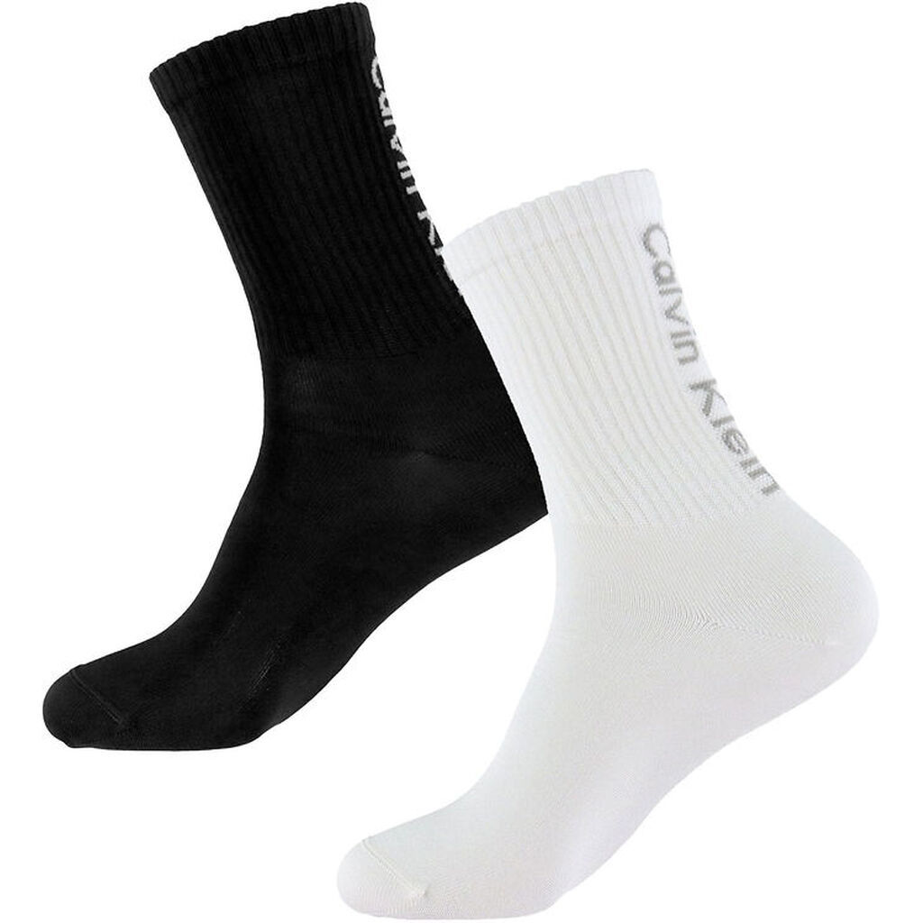 Calvin Klein Strømper - 2-pak - Sort/Hvid