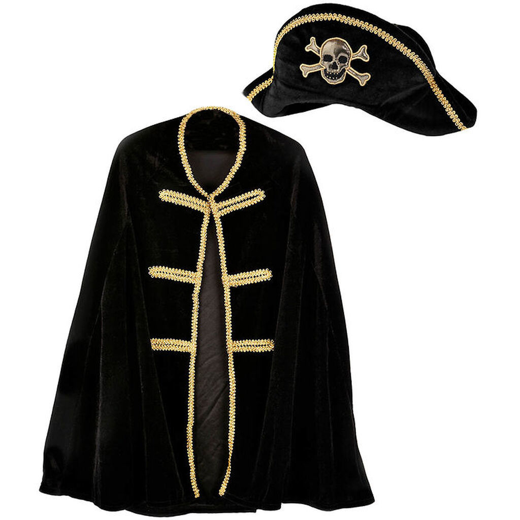 Den Goda Fen Udklædning - Pirat Kappe m. Hat