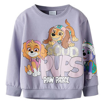 Name it Sweatshirt - NmfJara - Lavender Gray m. Paw Patrol