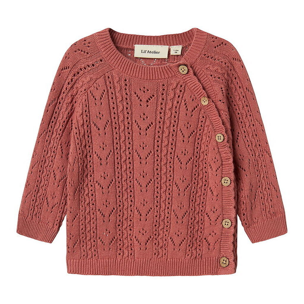 Lil' Atelier Bluse - Strik - NbfKajsa - Withered Rose