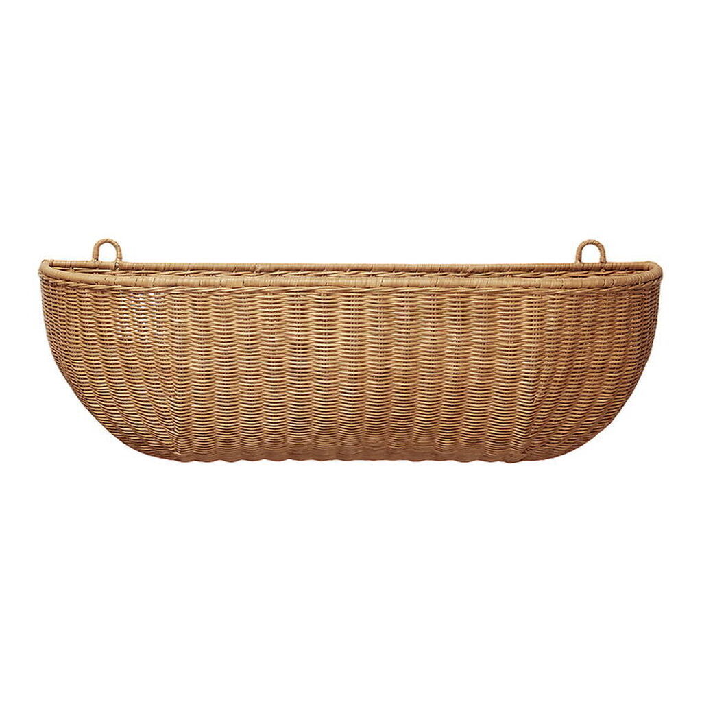 Ferm Living Væglomme - Flettet Rattan - 75x25 cm - Natural
