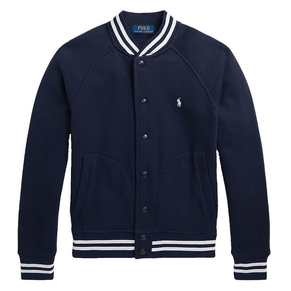Polo Ralph Lauren Bomberjakke - Navy/Hvid