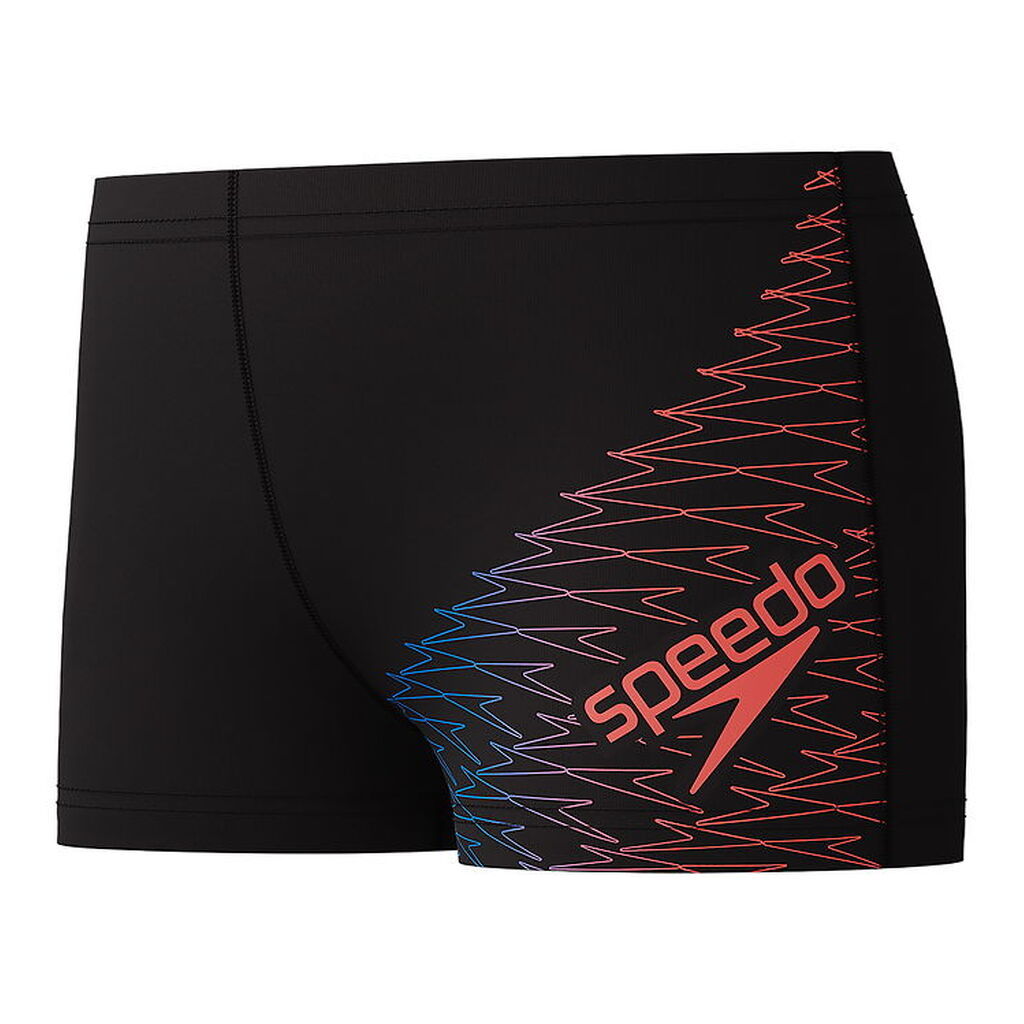 Speedo Badebukser - Medley Logo - Sort m. Rød