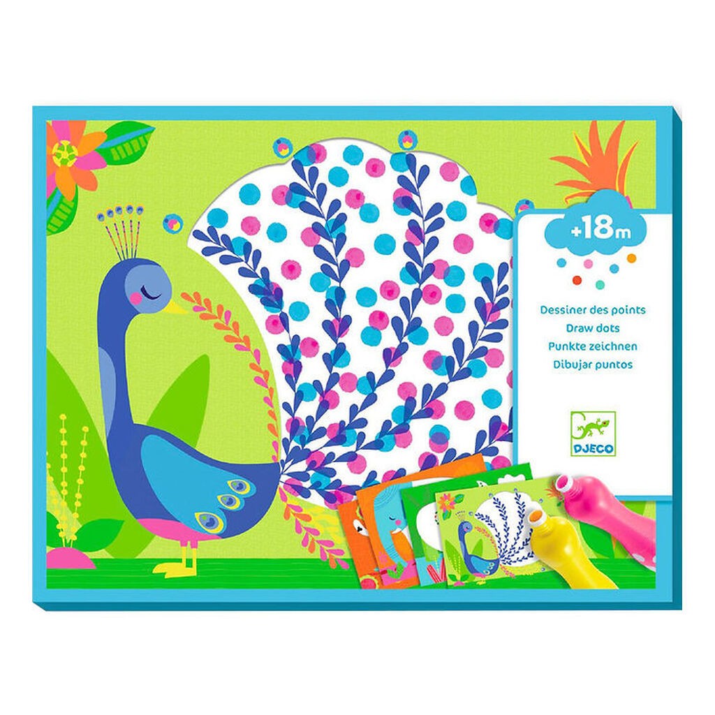 Djeco Kreasæt - Tegning Med Prikker